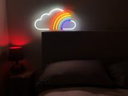 Cloud Rainbow Sign Neon Sign