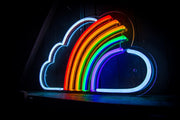 Cloud Rainbow Sign Neon Sign