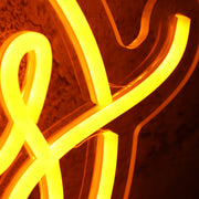 Clydos Orange Neon Sign