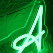 Coach A Green Neon Sign