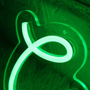 Coach A Green Neon Sign