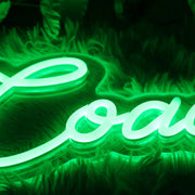 Coach A Green Neon Sign