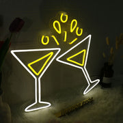 Cocktail Cheers Custom Neon Sign