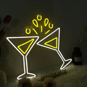 Cocktail Cheers Custom Neon Sign