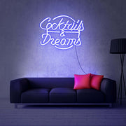 Cocktails And Dreams Neon Sign