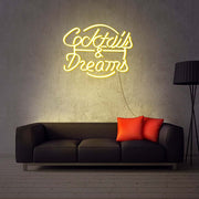 Cocktails And Dreams Neon Sign