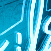 Cocktails Blue Neon Sign