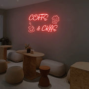 Coffee And Cake Neon Sign