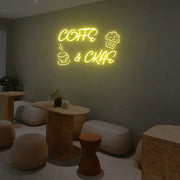 Coffee And Cake Neon Sign