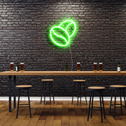 Coffee Beans Neon Sign