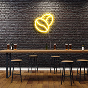 Coffee Beans Neon Sign