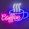 Coffee Cup Restaurant Cafe Neon Sign