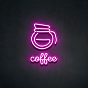 Coffee Jug Neon Sign