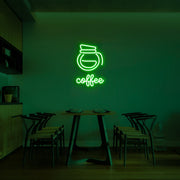 Coffee Jug Neon Sign