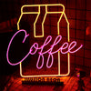 Coffee Milk Carton Neon Sign