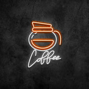 Coffee Pot Neon Sign