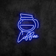 Coffee Pot Neon Sign