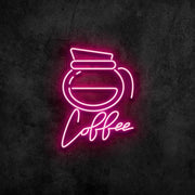 Coffee Pot Neon Sign