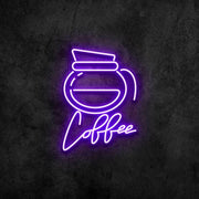 Coffee Pot Neon Sign