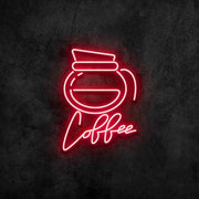 Coffee Pot Neon Sign