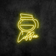 Coffee Pot Neon Sign