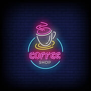 Coffee Shop Neon Sign