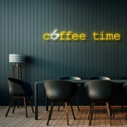 Coffee Time With Cup V2 Neon Sign