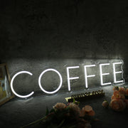 Coffee White LED Neon Sign