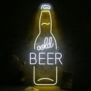 Cold Beer Neon Sign