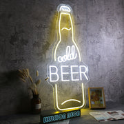 Cold Beer Neon Sign