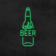 Cold Beer Neon Sign