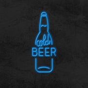 Cold Beer Neon Sign