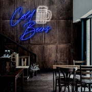 Cold Beers With Mug Neon Sign