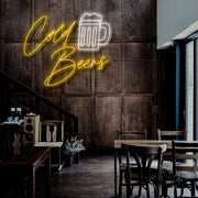 Cold Beers With Mug Neon Sign