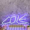 Cole Blue Neon Sign