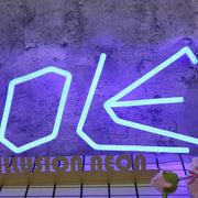 Cole Blue Neon Sign