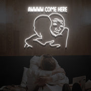 Come Here Neon Sign Lights Night Lamp Led Neon Sign Light For Home Party