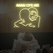 Come Here Neon Sign Lights Night Lamp Led Neon Sign Light For Home Party