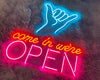 Come In We Are Open Neon Sign