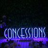 Concessions Blue Neon Sign