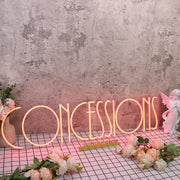 Concessions Red Neon Sign