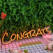 Congrats Oranges Neon Sign