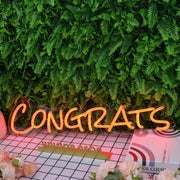 Congrats Oranges Neon Sign