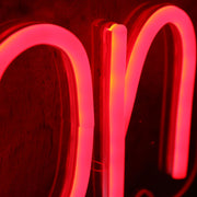 Conversation Over Rocks Custom Neon Sign