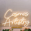 Cosmos Artistry Yellow Neon Sign