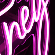 Courtney Pink Neon Sign