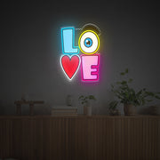 Creative Funny Love Sign LED Neon Acrylic Artwork