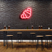 Croissant Neon Sign