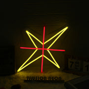 Cross Star Custom Neon Sign