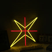 Cross Star Custom Neon Sign